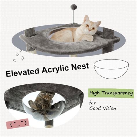 Floor to Ceiling Cat Condo Tree with Hammock