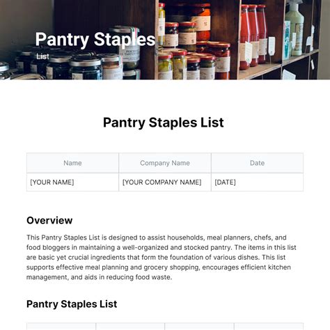 Page 2 | Free Grocery List Templates, Editable and Printable