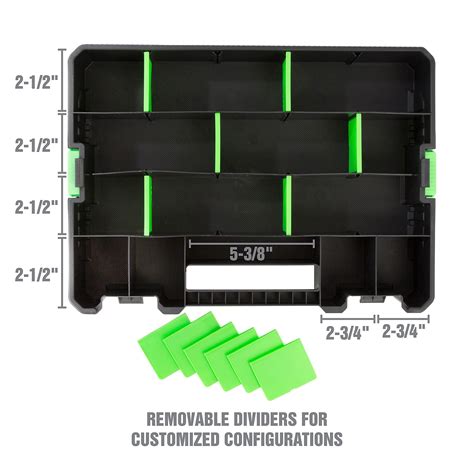 OEMTOOLS 22188 Interlocking 20-Compartment Organizer, Part Storage ...