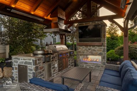 Custom Outdoor Kitchens Builders | Homestead Structures