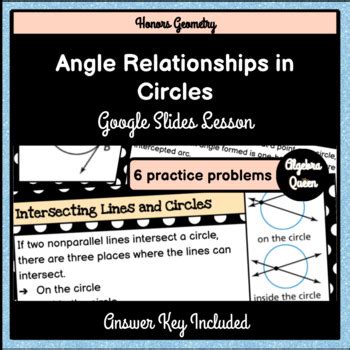 Angle Relationships in Circle S Geometry 的图像结果