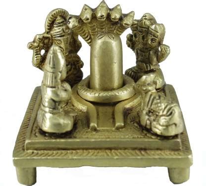RUDRAKSHA Brass Shiv Pariwar Including Parvati Ganesh ji Kartikey Shiv ...