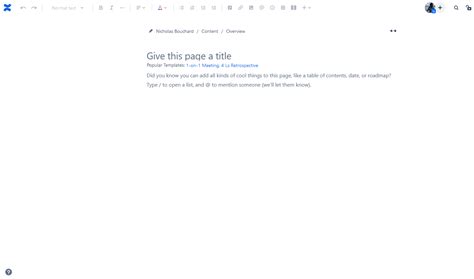 Tips Setting Up Confluence Pages 的图像结果