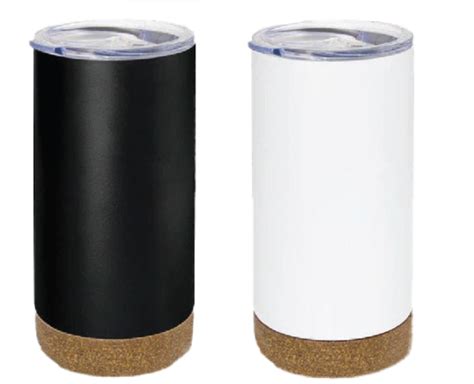 Double Wall Travel Tumbler with Cork base and lid – Novelty