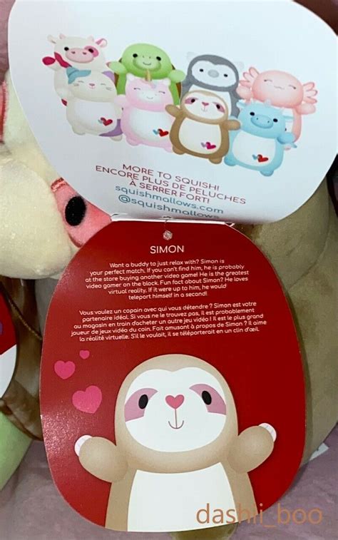 Buy Squishmallows KellyToy Hug Mees Caedyn Mile, Simon Ilene Archie ...