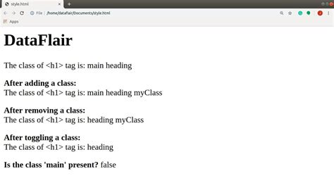 How to Style an HTML Element Class in JavaScript 的图像结果