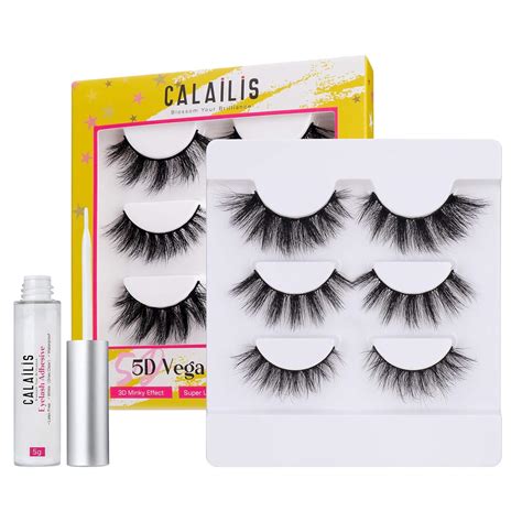 Buy CALAILIS False Eyelash, Natural False Lashes, Fluffy Dramatic ...