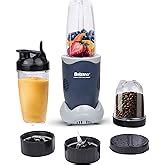 Buy Balzano Bullet Mixer Grinder 500W, 3 Jars, 2 Blades, 2 Lids ...