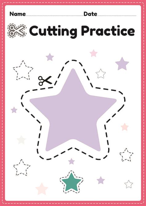 Cutting Practice Worksheets for Kids: Free Printable Activity ...