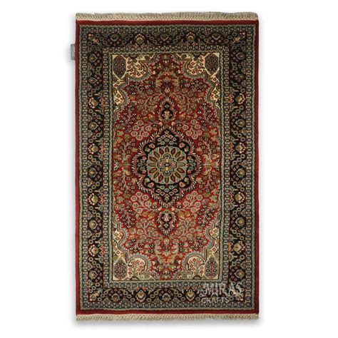 Kashan Hand Knotted Woolen Rug by Sham – Miras Crafts