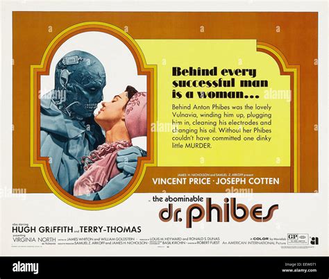 The Abominable Dr Phibes - Movie Poster - Movie Poster Stock Photo - Alamy