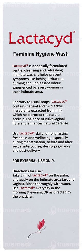 Lactacyd Feminine Hygene Wash | Buy Lactacyd Feminine Online at Truemeds