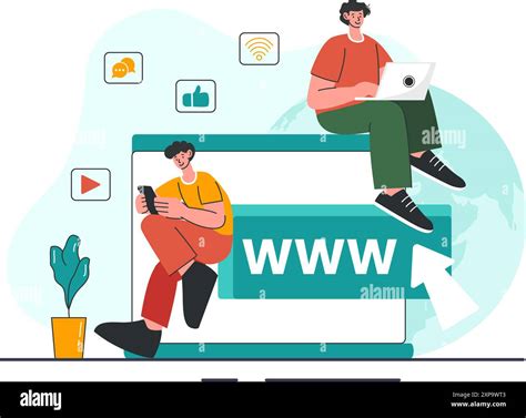 Cartoon People Using Internet an Computer 的图像结果