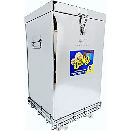 Buy BOBBY Stainless Steel Grain Storage Container, (100 KG) Online at ...