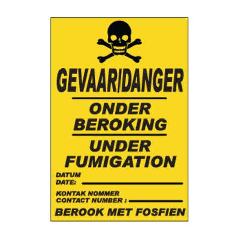 Image result for Fumigation Sign
