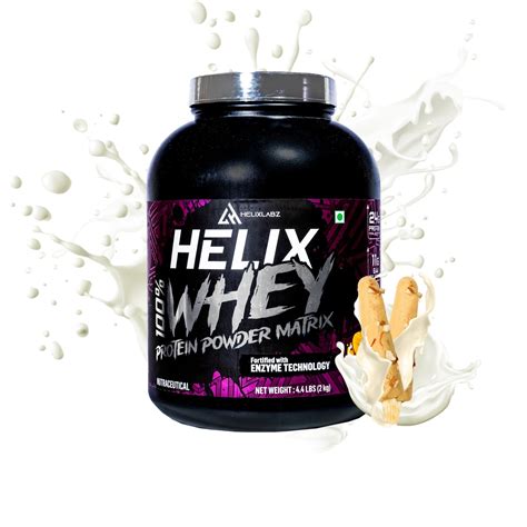 Helix 100% WHEY Protein Matrix – Malai Kulfi | 2kg (4.4LBS) – Helix Labz