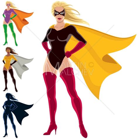 Female Superhero Vector