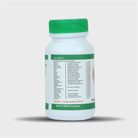 Sona Prostasin Capsules for Prostate Problem - 60 Capsules (Pack of 1 ...