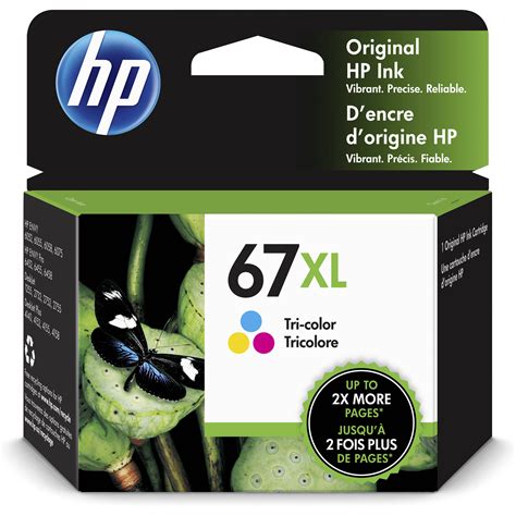 HP 67XL High-Yield Tri-Color Ink Cartridge for Select