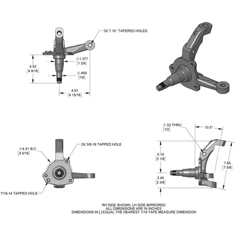 Buy Mustang II IFS Hub-to-Hub Independent Front End Suspension Kit ...