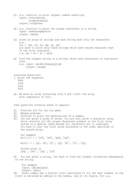 Image result for Nagarro Java Coding Questions