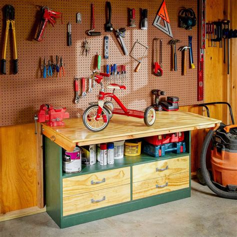 Image result for Small Garage Workbench