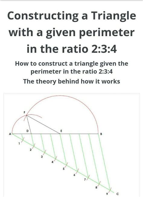 The perimeter of a triangle is 160mm. Given that the ratio of the sides ...