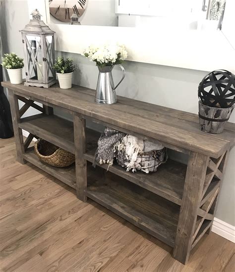 Farmhouse Console Sofa Tables at Blake Pardey blog