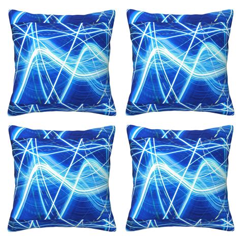 Home Throw Pillow Covers Two Sides Printed Light Trails Wallpaper Decor Sofa Living Room Bed ...