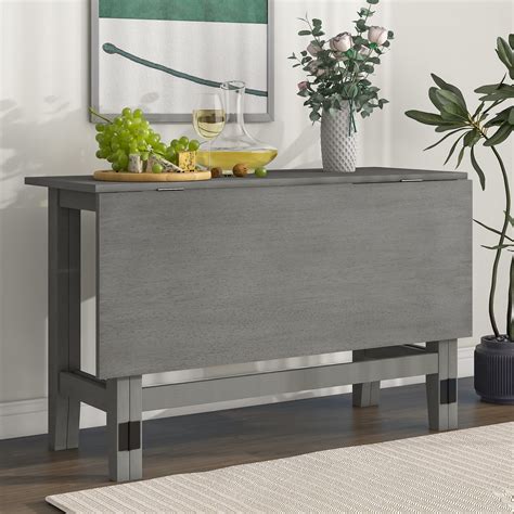 EUROCO Wood Extendable Dining Table,Wood Extendable, Drop Leaf Table ...