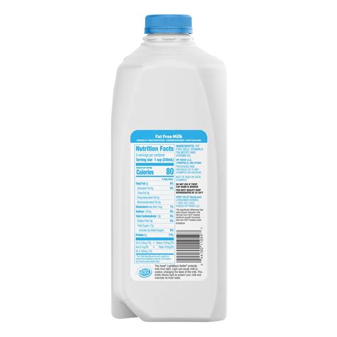 Hood Skim Milk Nutrition Facts