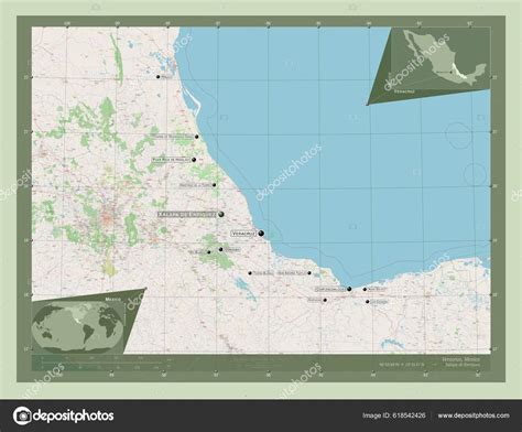 Veracruz Mexico Maps 581 Veracruz Map Images, Stock Photos, 3D