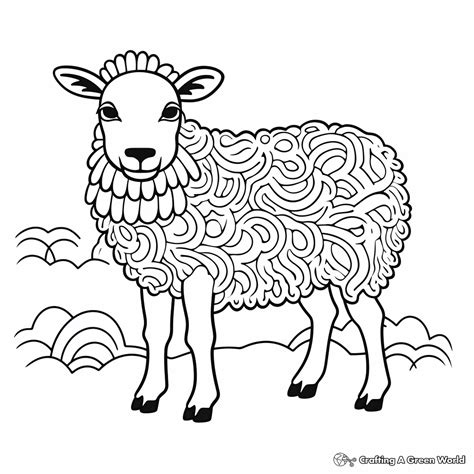 Free Sheep Coloring Pages: Unleash Your Creativity with Adorable Sheep ...