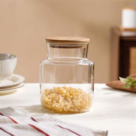 Clear Glass Airtight Container With Lid Small 1.2 L Online - Premium ...