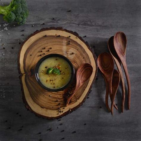 Sperm spoon collection - Set of 6 wooden serving spoons – Claymango.com