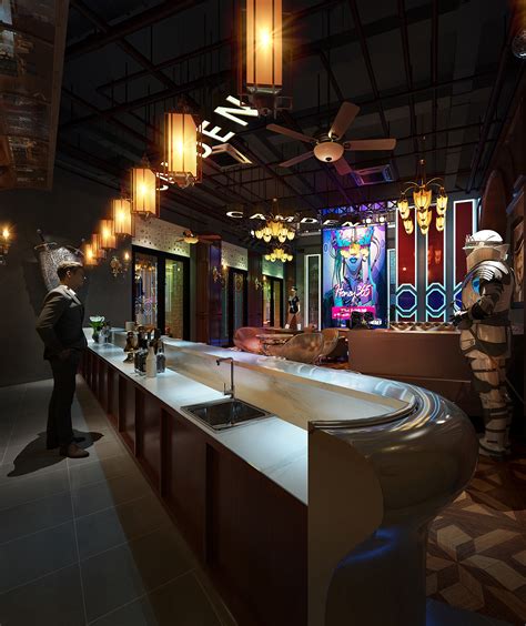 西安、咸阳、陕西酒吧装修设计公司|效果图-798酒吧|空间|室内设计|方鸣装饰集团 - 原创作品 - 站酷 (ZCOOL)