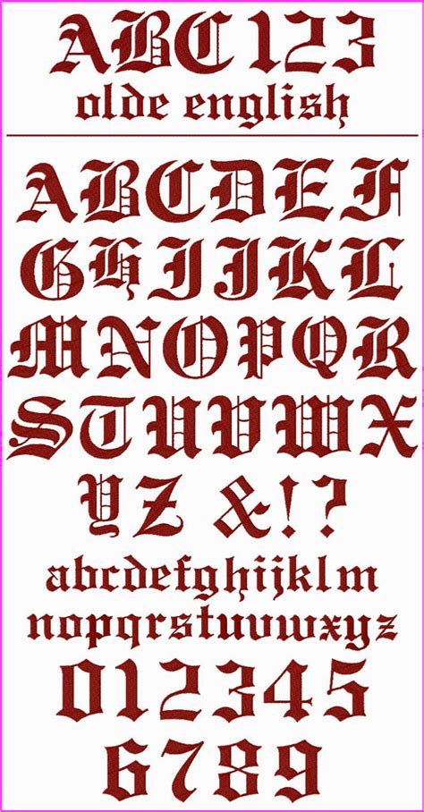 OldeEnglishFont | Lettering styles alphabet, Lettering alphabet, Tattoo ...