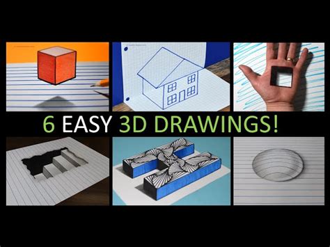 Image result for 3D Objects Drawing Tutorial