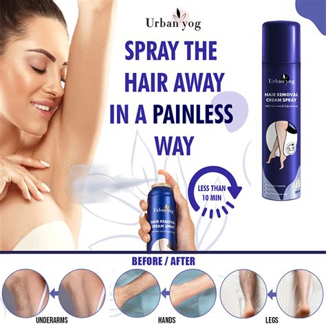 Buy Urban Yog Hair Removal Cream Spray for Women - 200 ML Online at ...