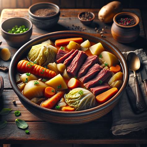 Rustic Corned Beef and Cabbage Stew Recipe | ItsOnly.Recipes