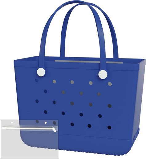 Amazon.com: Heibbao X-Large Rubber Beach Bag Tote Bag with Waterproof ...