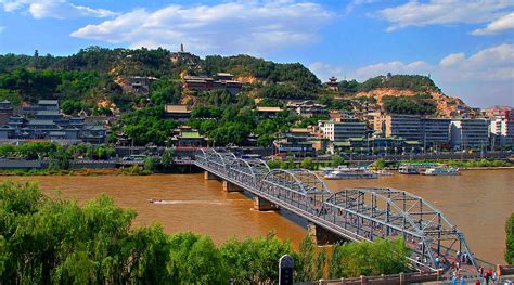 甘肃兰州中山桥高清图片下载-正版图片501111010-摄图网