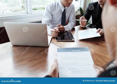 Business Situation, Job Interview Concept Stock Photo - Image of office ...