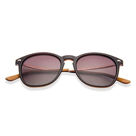 Brown Gold Dark Brown Full Rim Wayfarer Vincent Chase Polarized Style ...