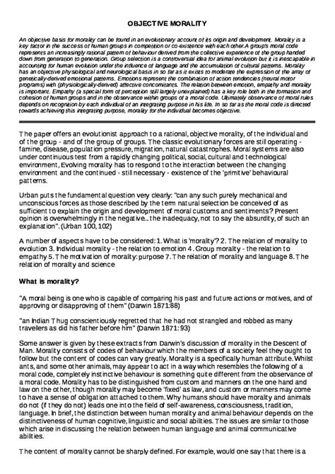 Objective Morality Exists 的图像结果