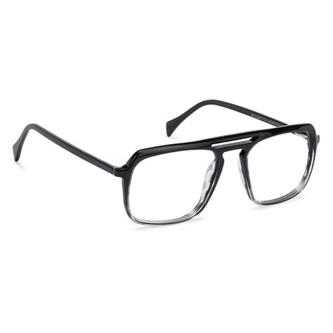 Buy Black Transparent Black Full Rim Square Vincent Chase VC Classic ...