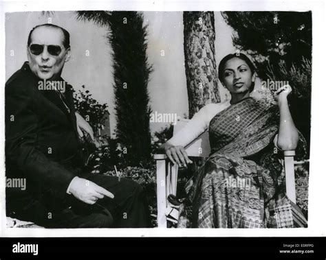 Roberto Rossellini And Sonali Dasgupta