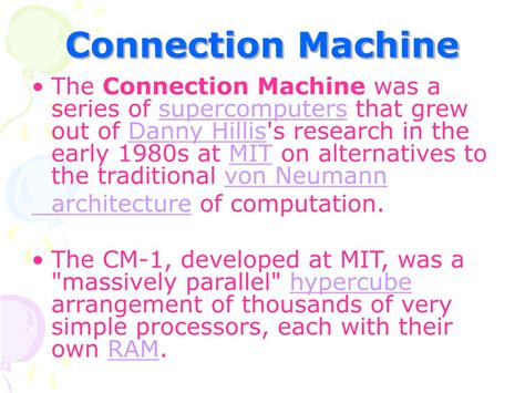 Connection Machine 的图像结果