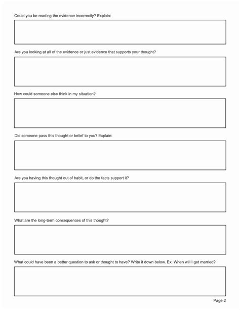 CBT Socratic Questions Worksheet PDF | TherapyByPro
