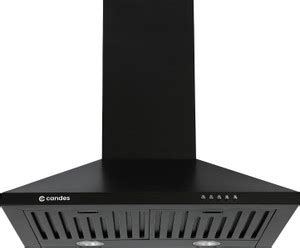 Candes Spire SS Baffle Filters, Push Button Control Wall Mounted Black ...